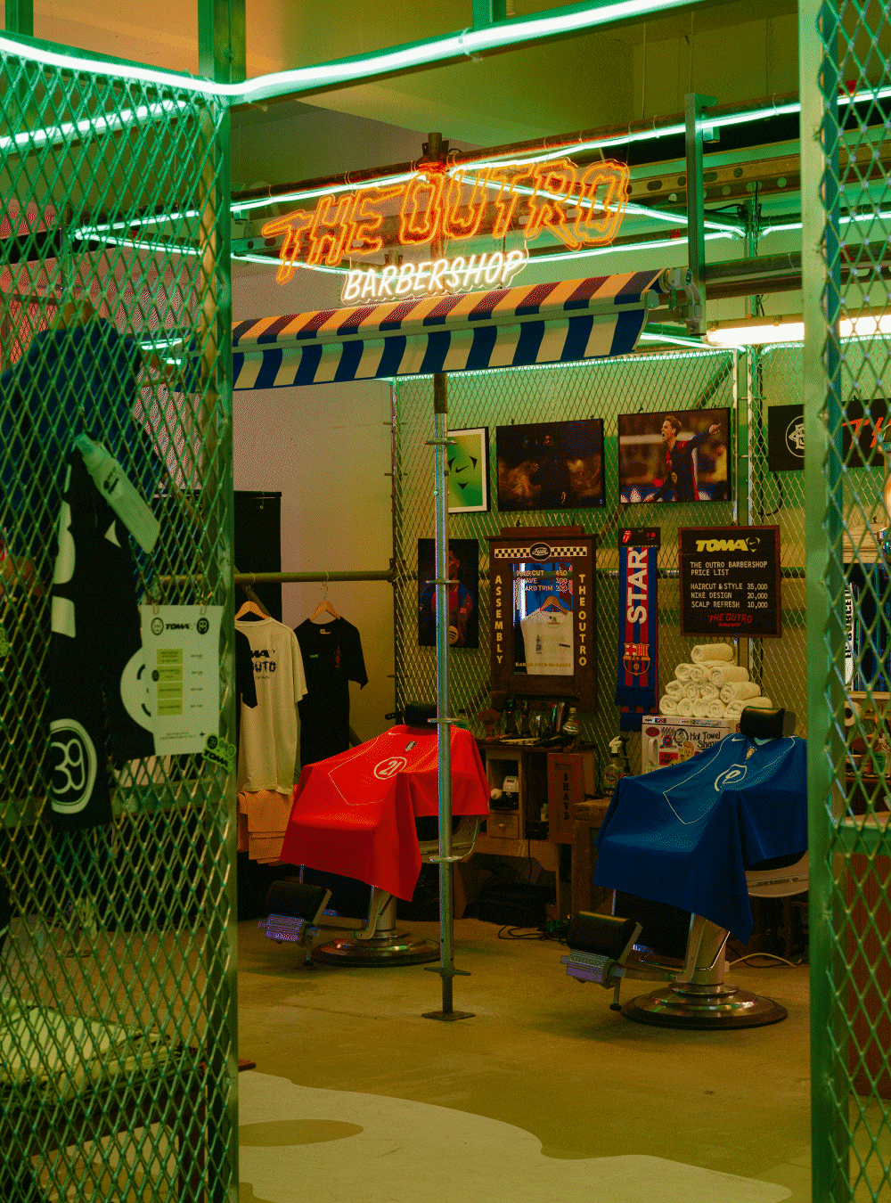 The Outro
Barber shop